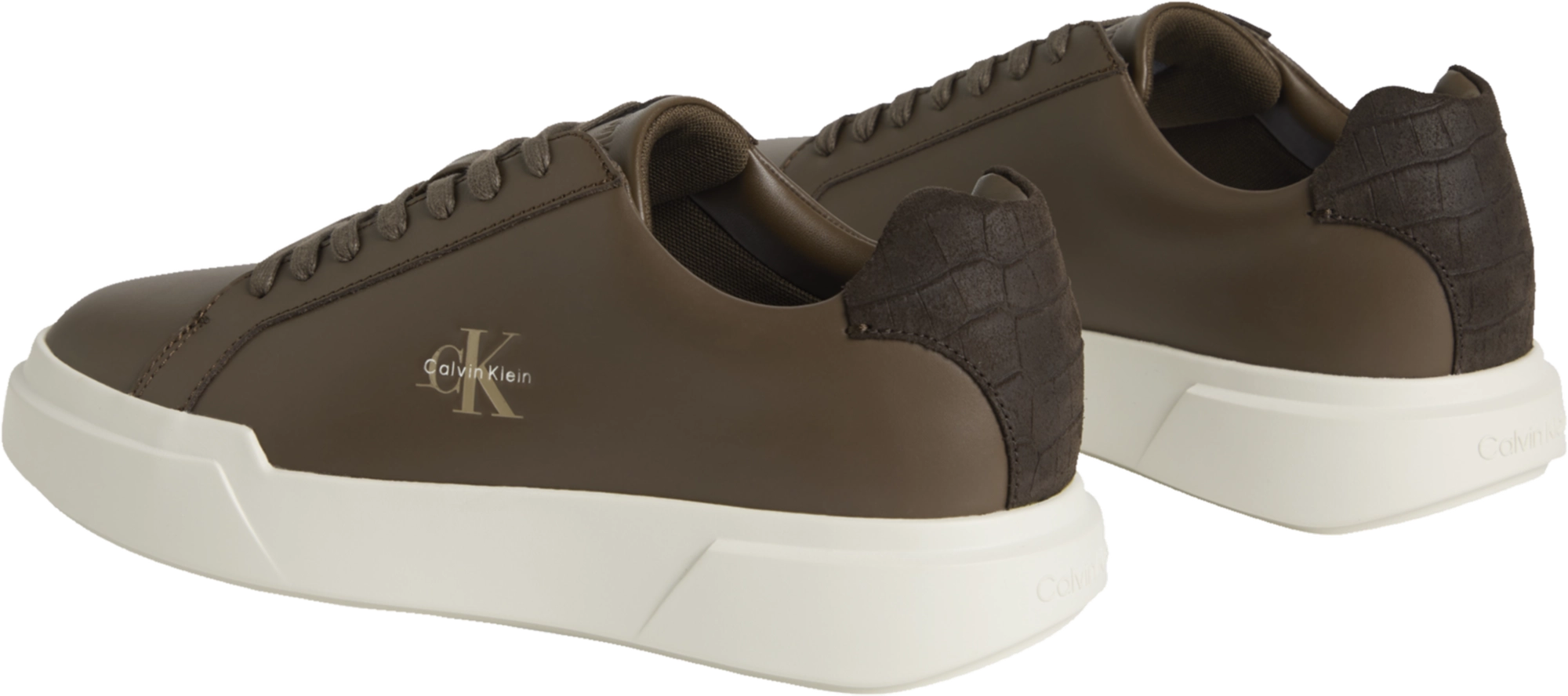 סניקרס קלווין קליין Chunky Cupsole Laceup Croc Bt