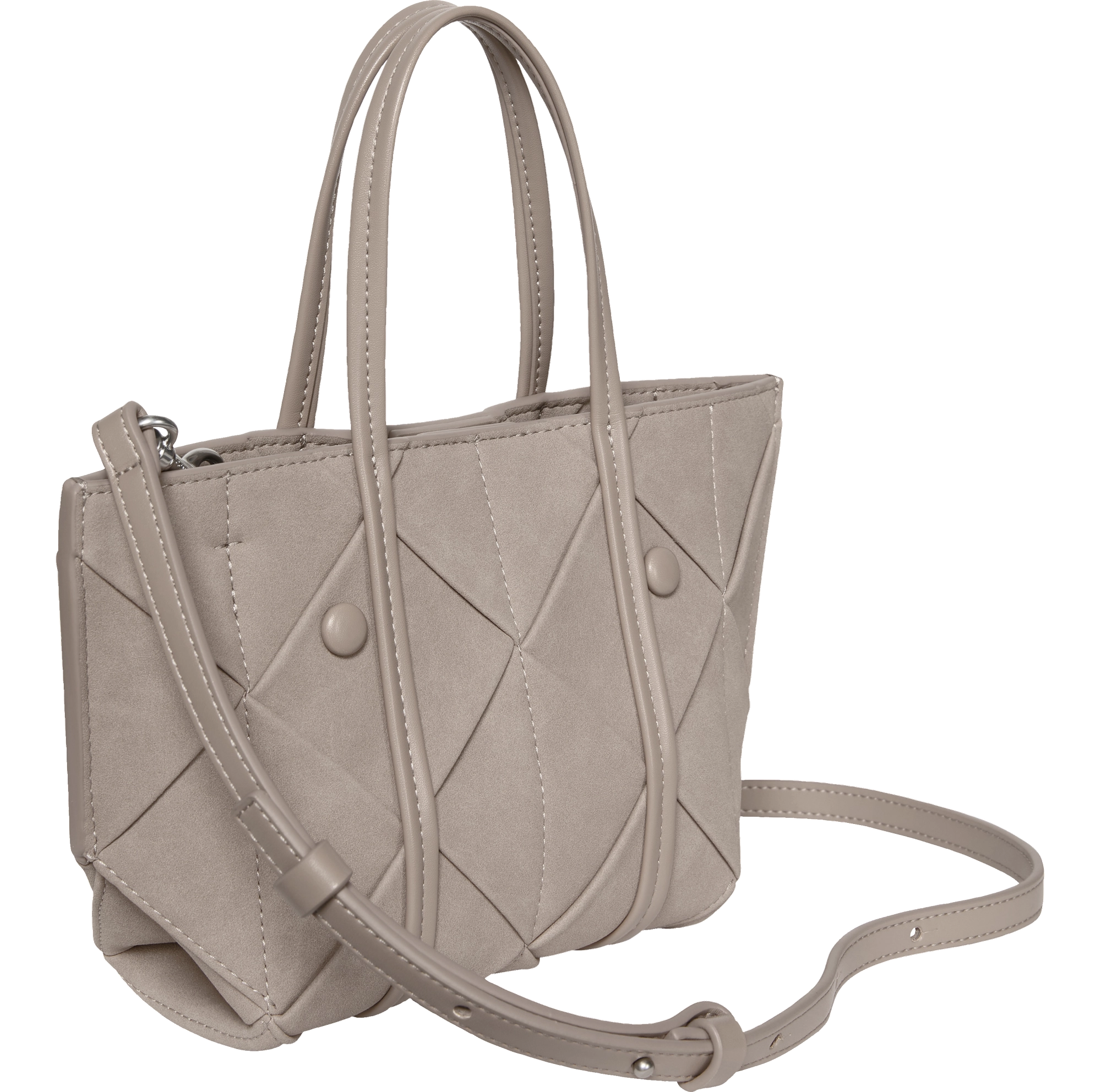 תיק קלווין קליין Woven Sueded Mini Tote Crossbody