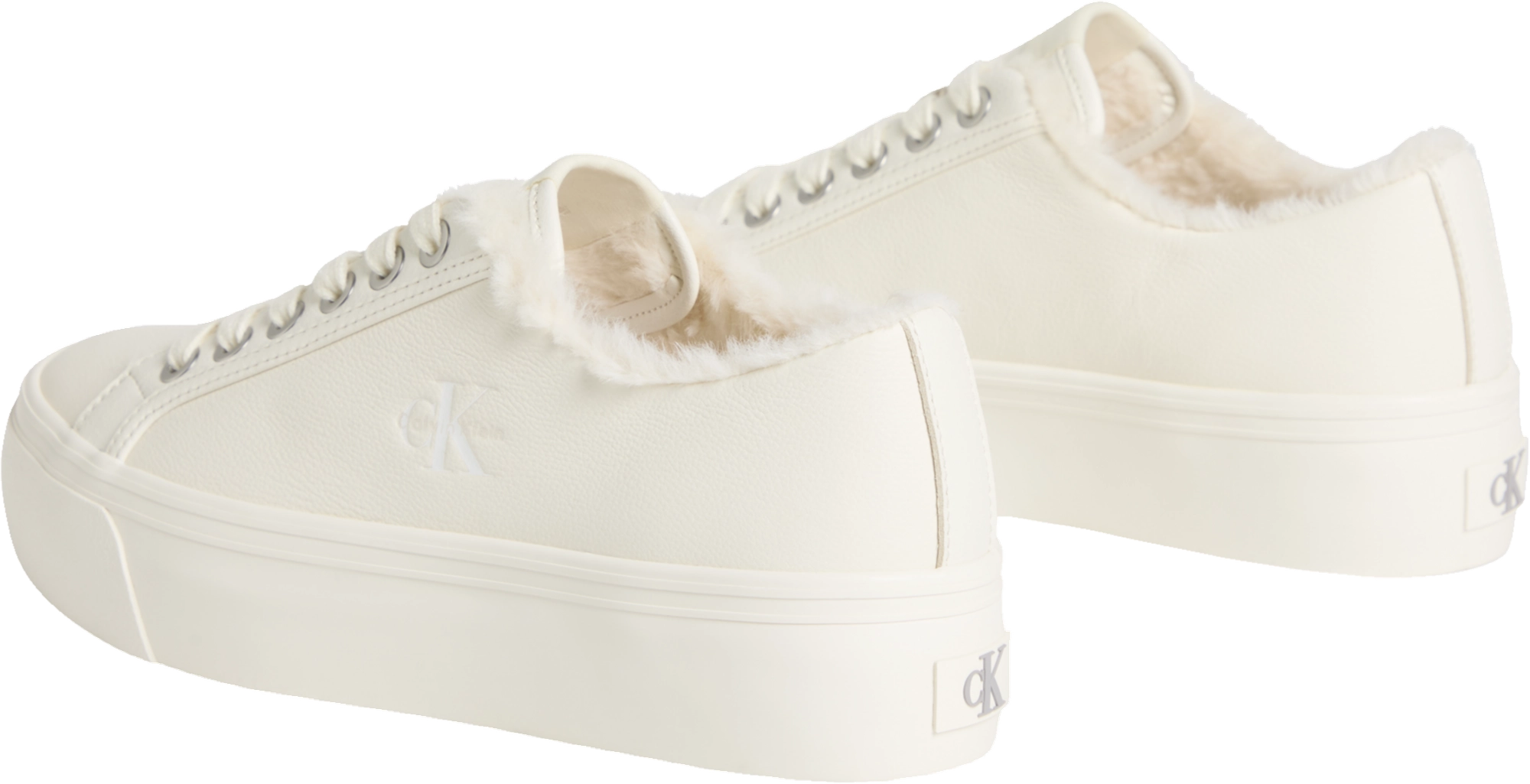 סניקרס קלווין קליין Vulc Flatf Laceup Lth Fur