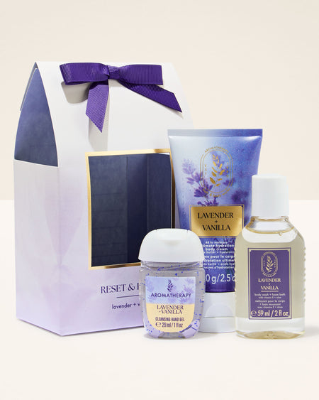طقم هدية باث اند بودي وركس Lavender Vanilla Mini