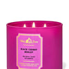 נר ריחני White Barn Black Cherry Merlot 3-Wick