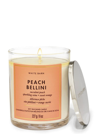 נר ריחני Bath & Body Works Peach Bellini