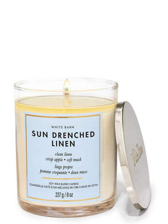 נר ריחני Bath & Body Works Sun-Drenched Linen