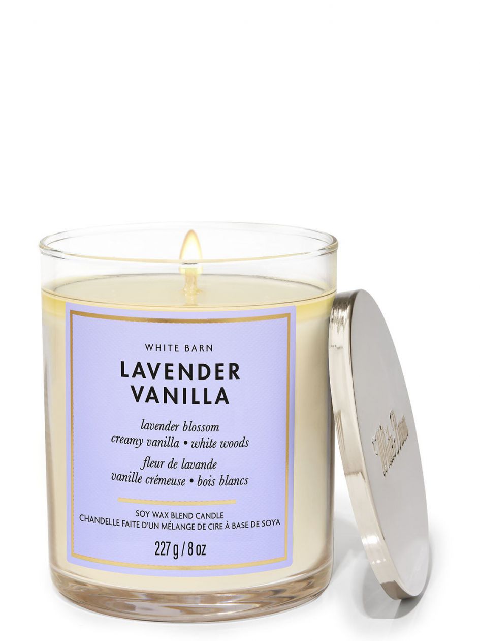 Bath & Body Works Lavender Vanilla Scented Candle