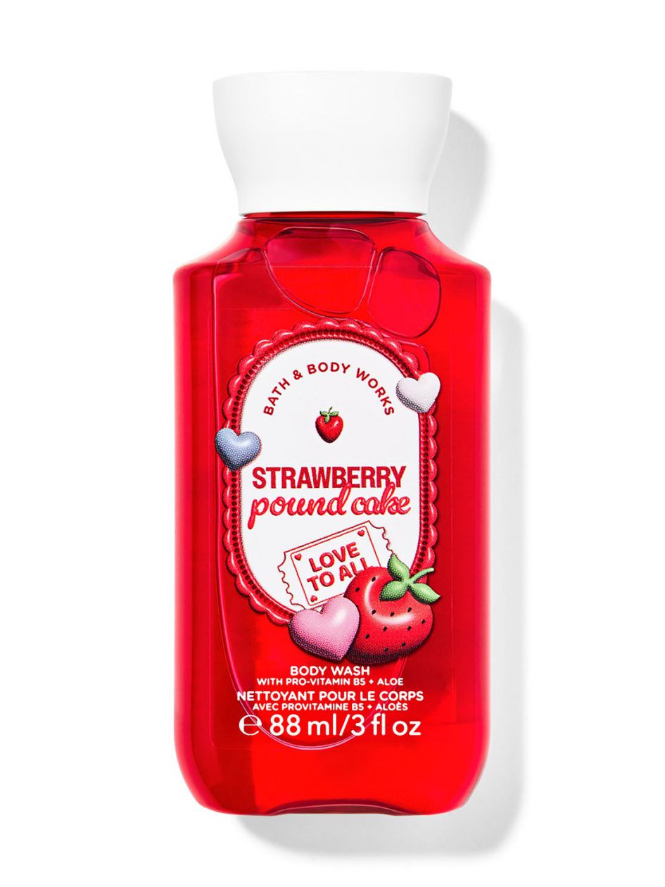 תחליב רחצה Bath & Body Works Strawberry Pound Cake