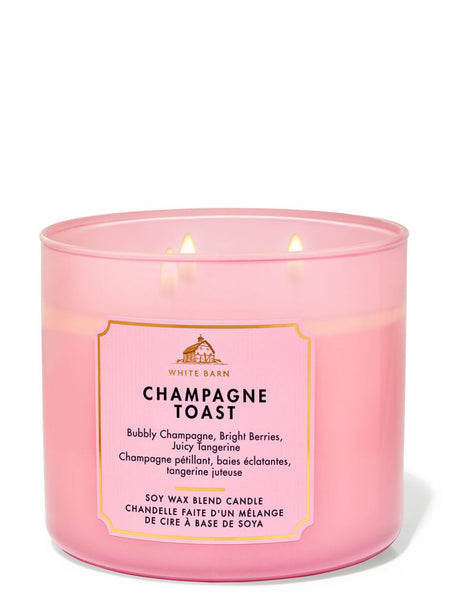 נר ריחני White Barn Champagne Toast 3-Wick