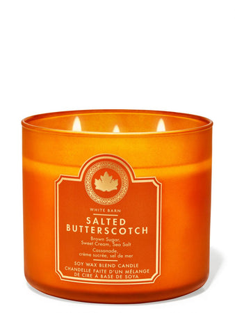 شمعة معطرة وايت بارن Salted Butterscotch 3-Wick
