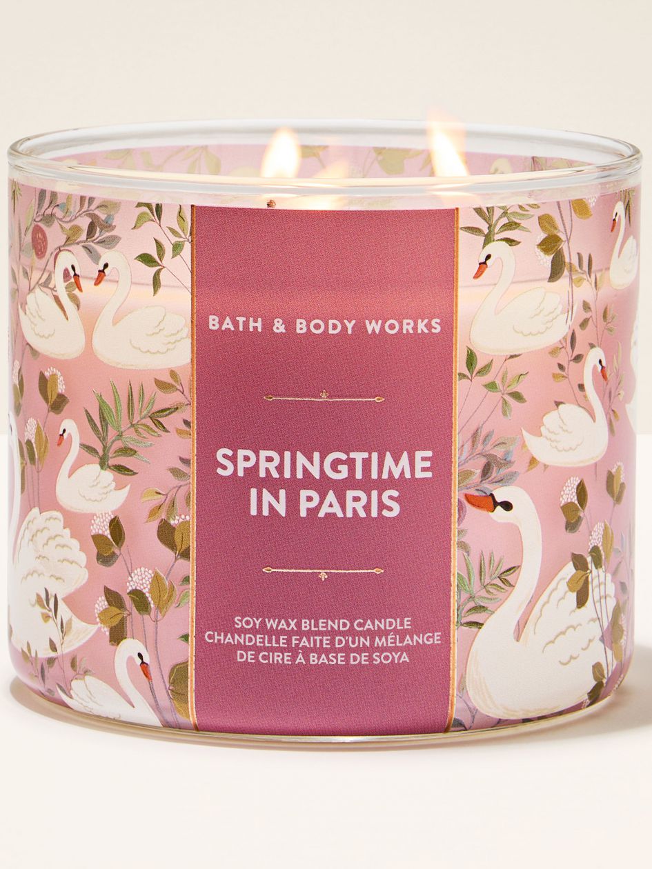 Bath & Body Works Springtime In Paris 3-Wick Scented Candle