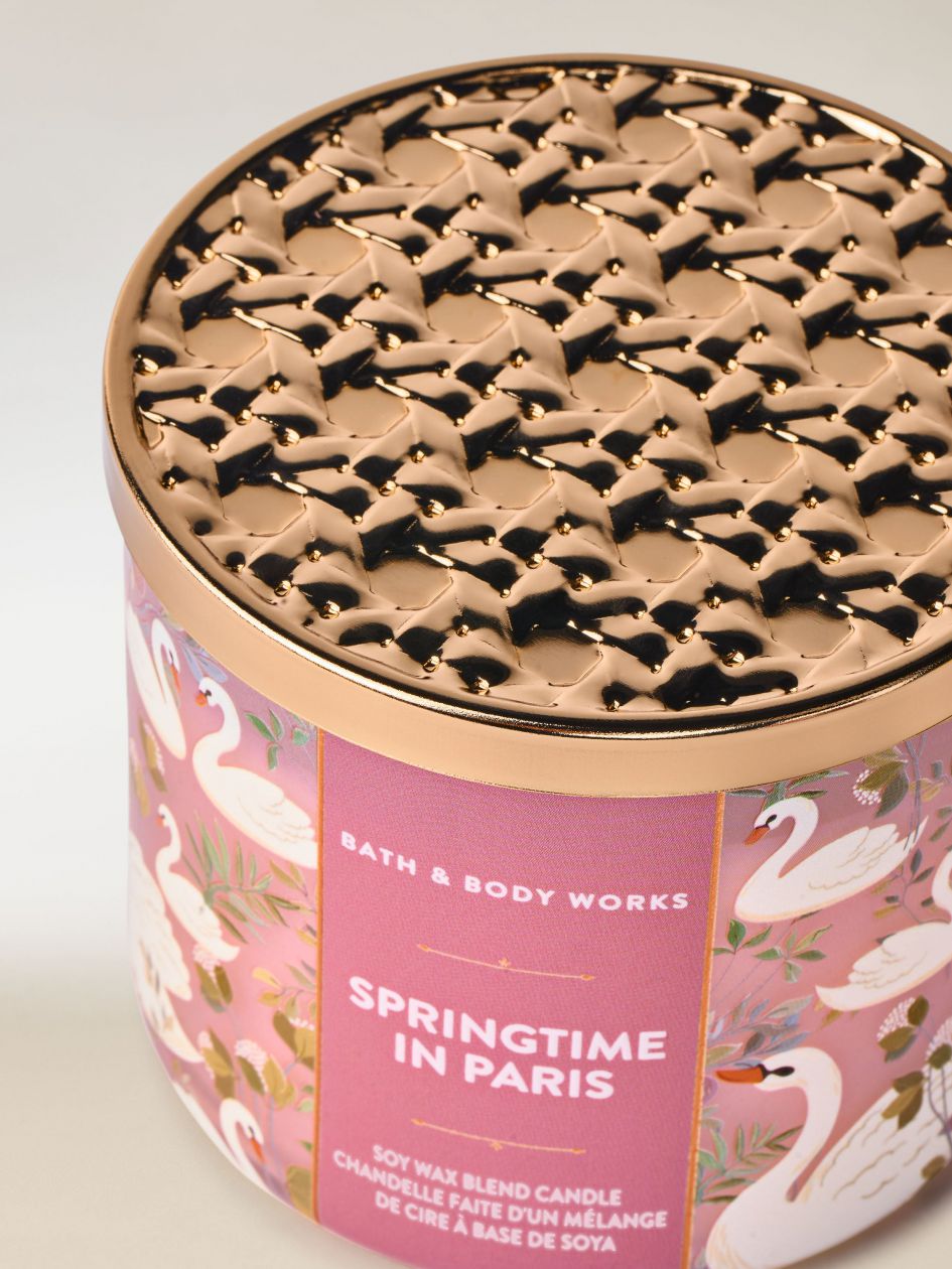 Bath & Body Works Springtime In Paris 3-Wick Scented Candle