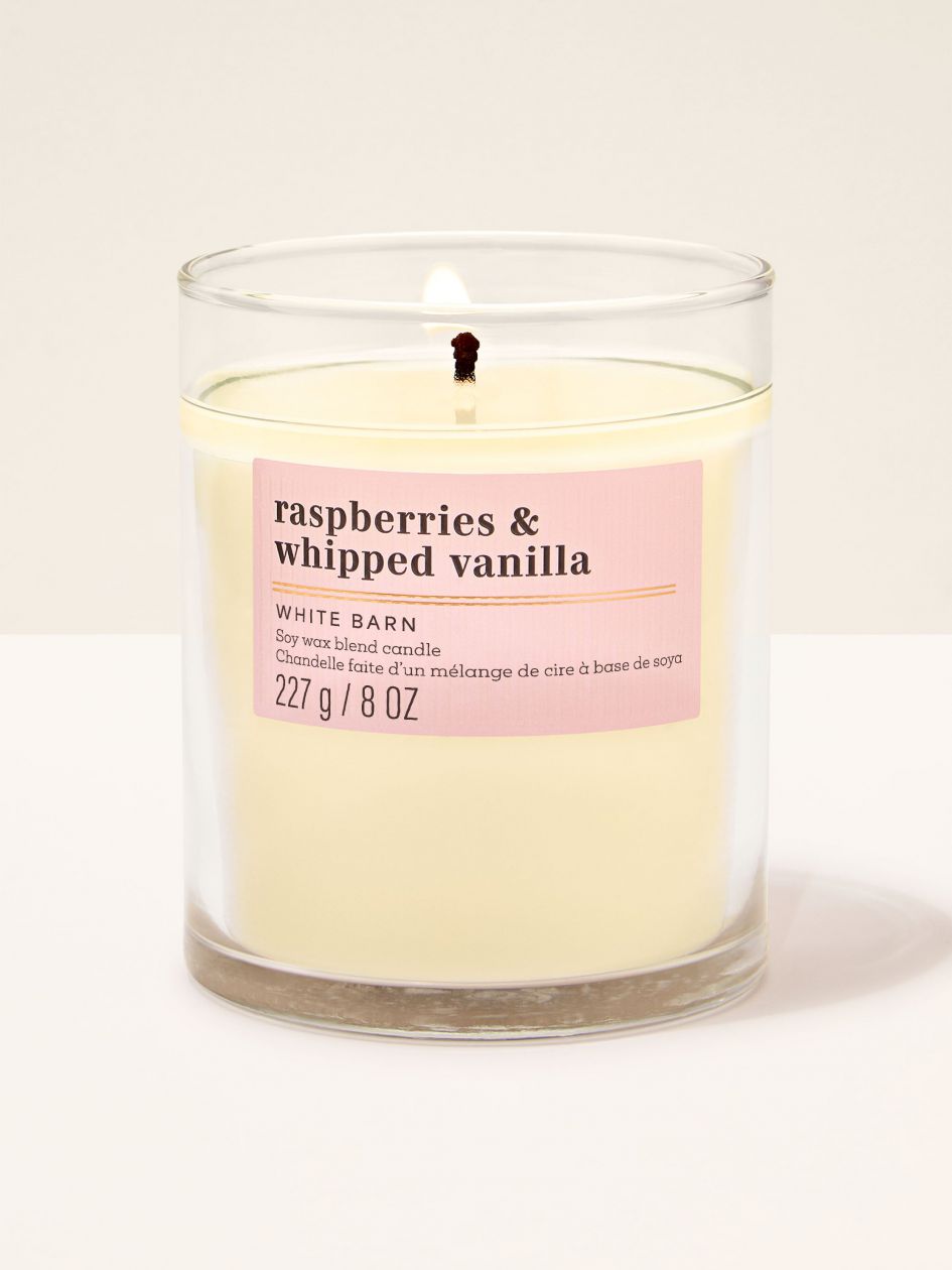شمعة معطرة وايت بارن Raspberries & Whipped Vanilla