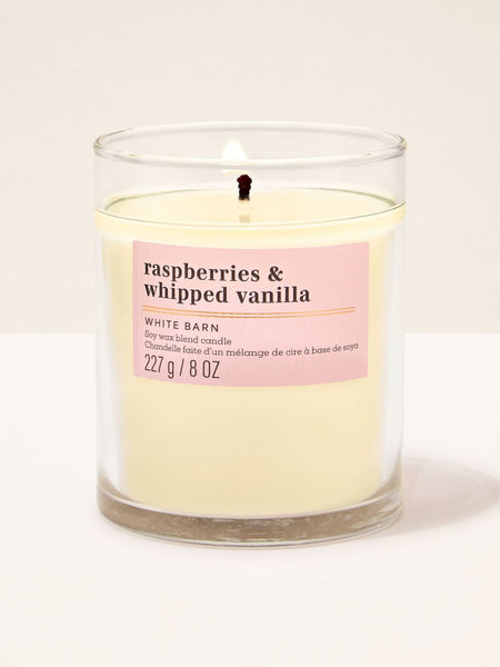 נר ריחני White Barn Raspberries & Whipped Vanilla