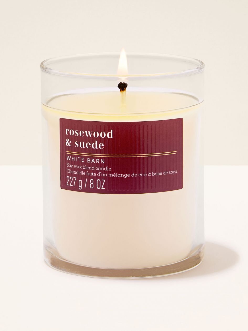 شمعة معطرة وايت بارن Rosewood & Suede