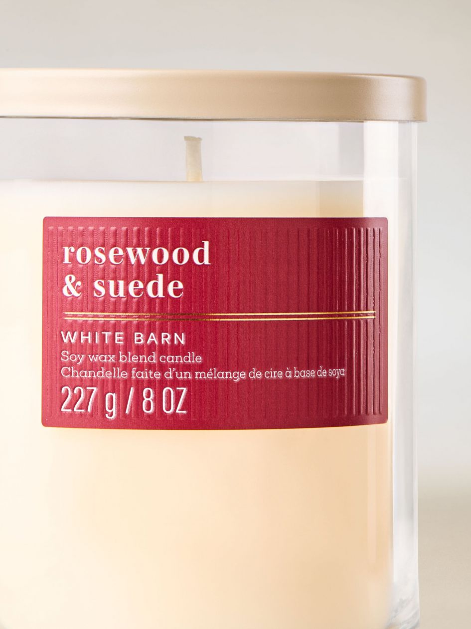 شمعة معطرة وايت بارن Rosewood & Suede