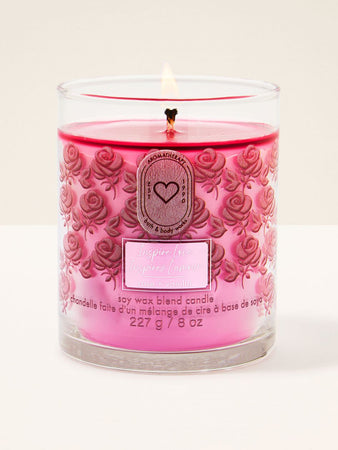 נר ריחני Bath & Body Works Inspire Love: Rose + Vanilla