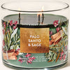Bath & Body Works Palo Santo & Sage 3-Wick Scented Candle