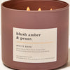 White Barn Blush Amber & Peony 3-Wick Scented Candle