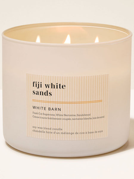 נר ריחני White Barn Fiji White Sands 3-Wick