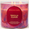 נר ריחני Bath & Body Works Vanilla Cloud 3-Wick