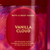 נר ריחני Bath & Body Works Vanilla Cloud 3-Wick