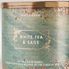 Bath & Body Works White Tea & Sage 3-Wick Scented Candle
