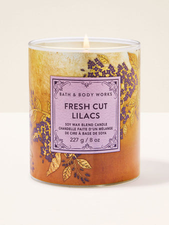 נר ריחני Bath & Body Works Fresh Cut Lilacs