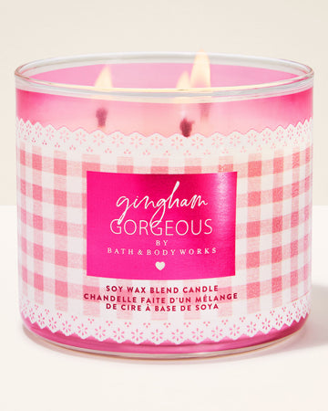 Bath & Body Works Gingham Gorgeous 3-Wick Scented Candle