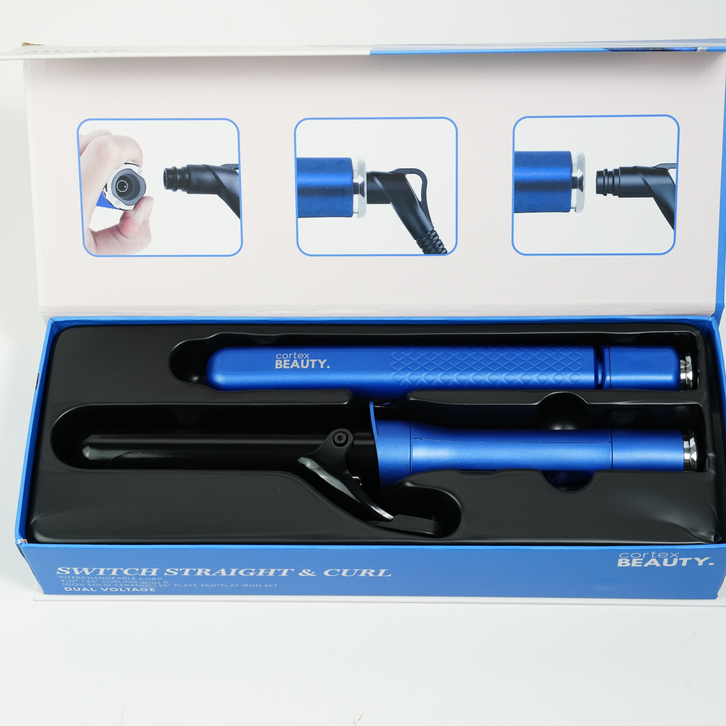Cortex Switch Straight&Curl Blue