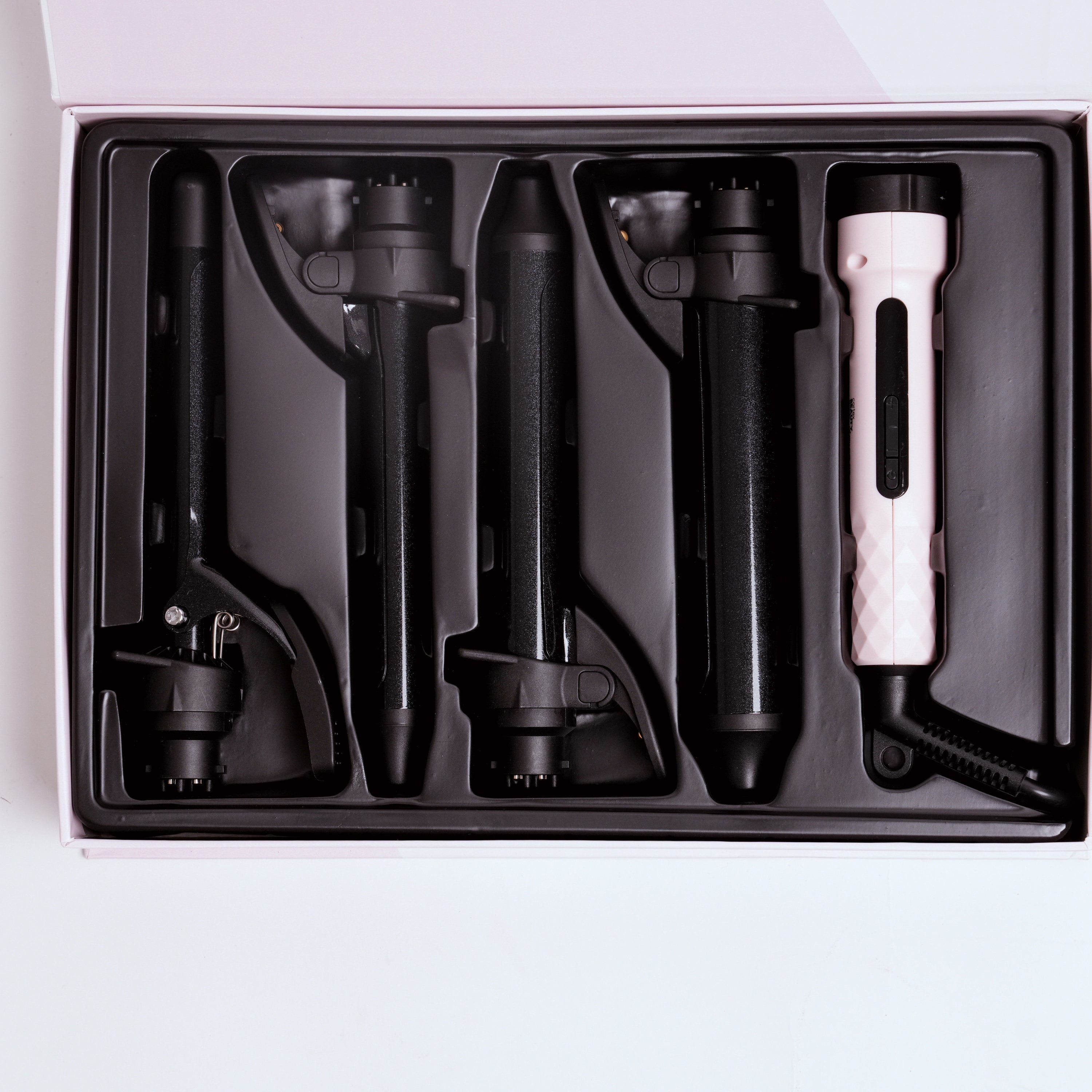 Cortex 4In1 Ceramic Pink Curling Set