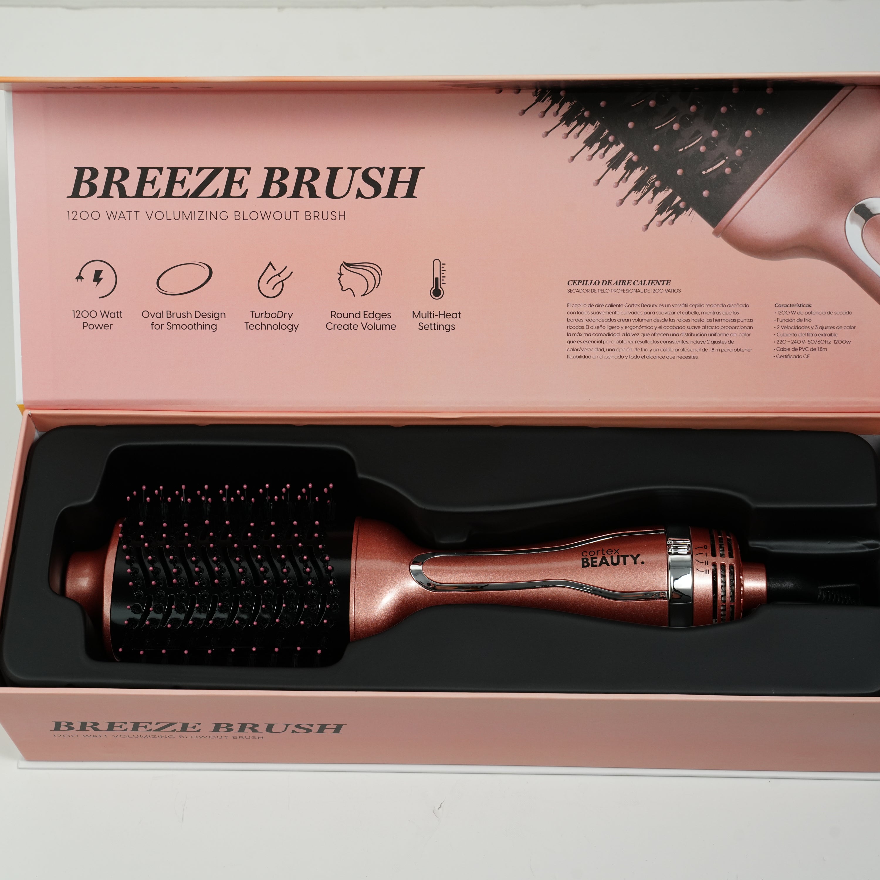 Cortex Breeze Brush Rose Gold