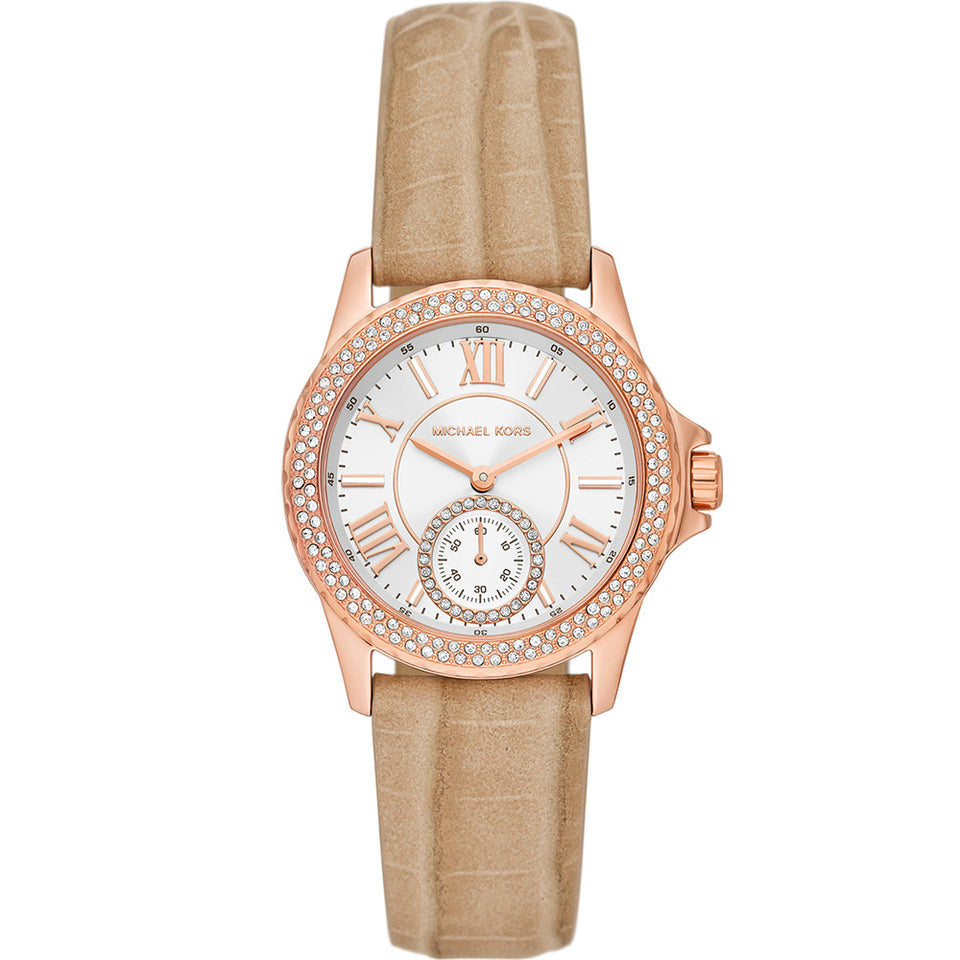 Michael Kors Mini Everest Crystal White Dial Watch