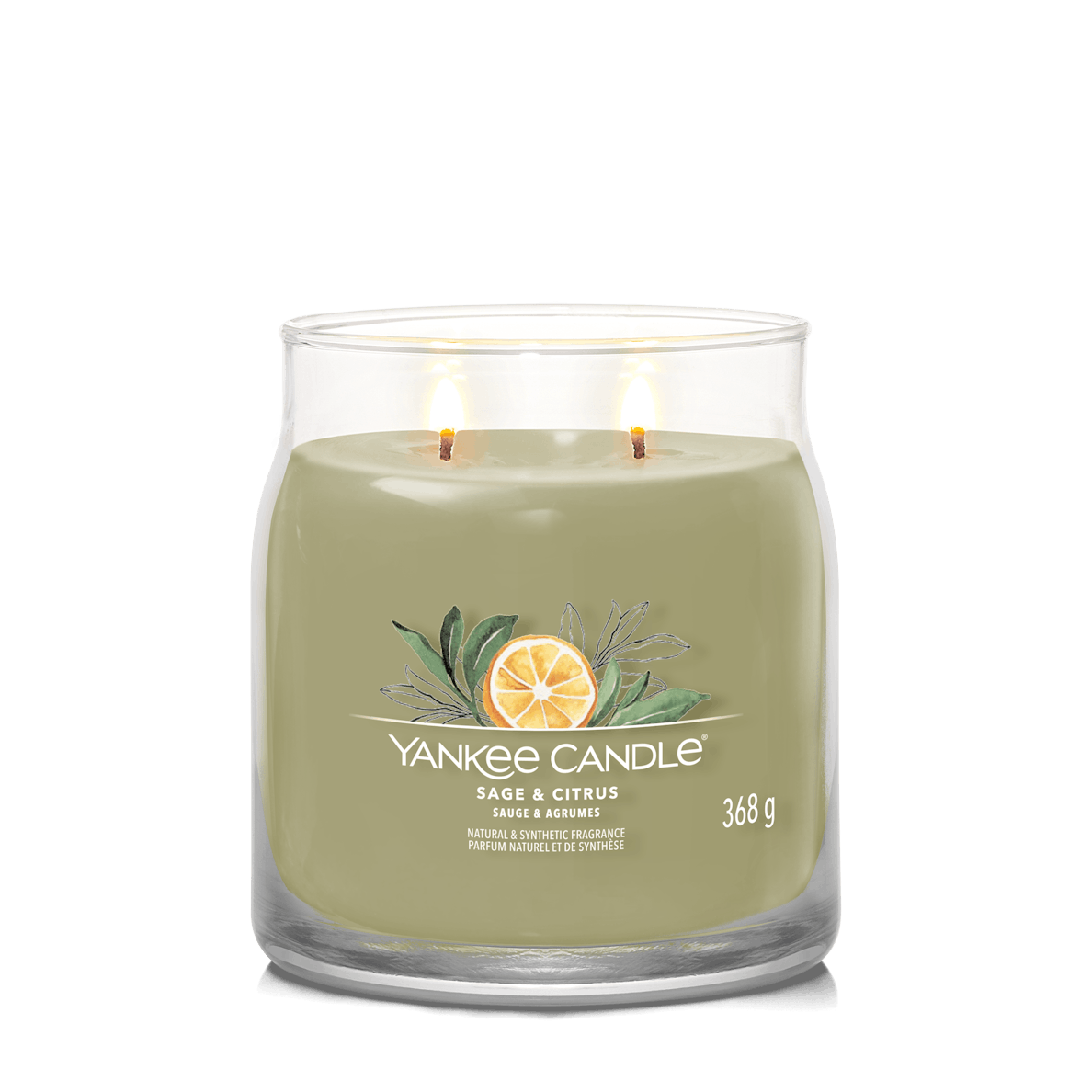 Yankee Candle Sage & Citrus Signature Medium Scented Candle