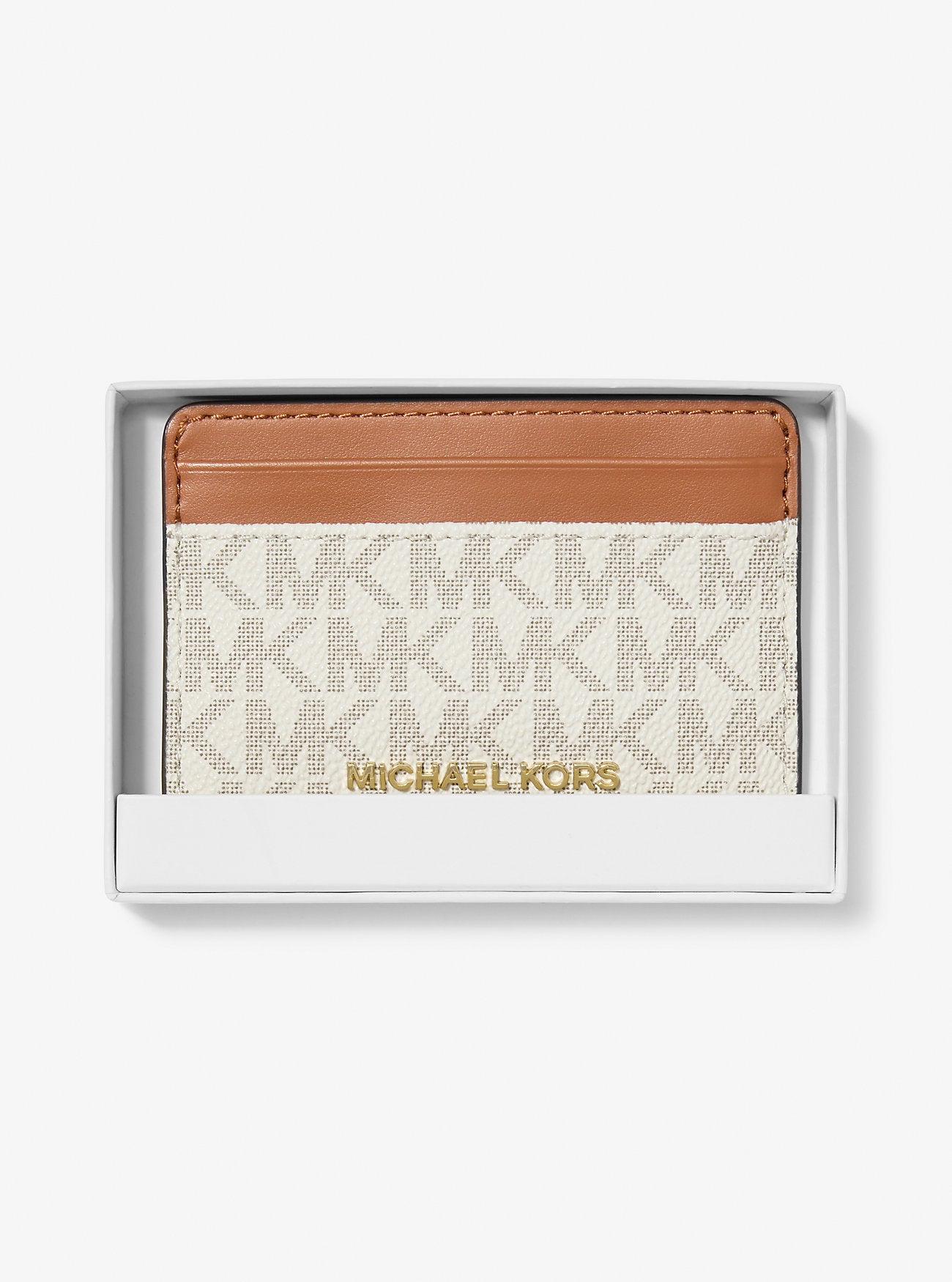 ארנק מייקל קורס Logo Card Case