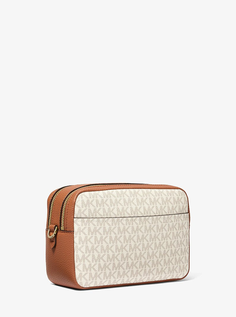 Michael Kors Bryant Md Dblzp Chn Camera Xbody Vanilla Acrn Bag
