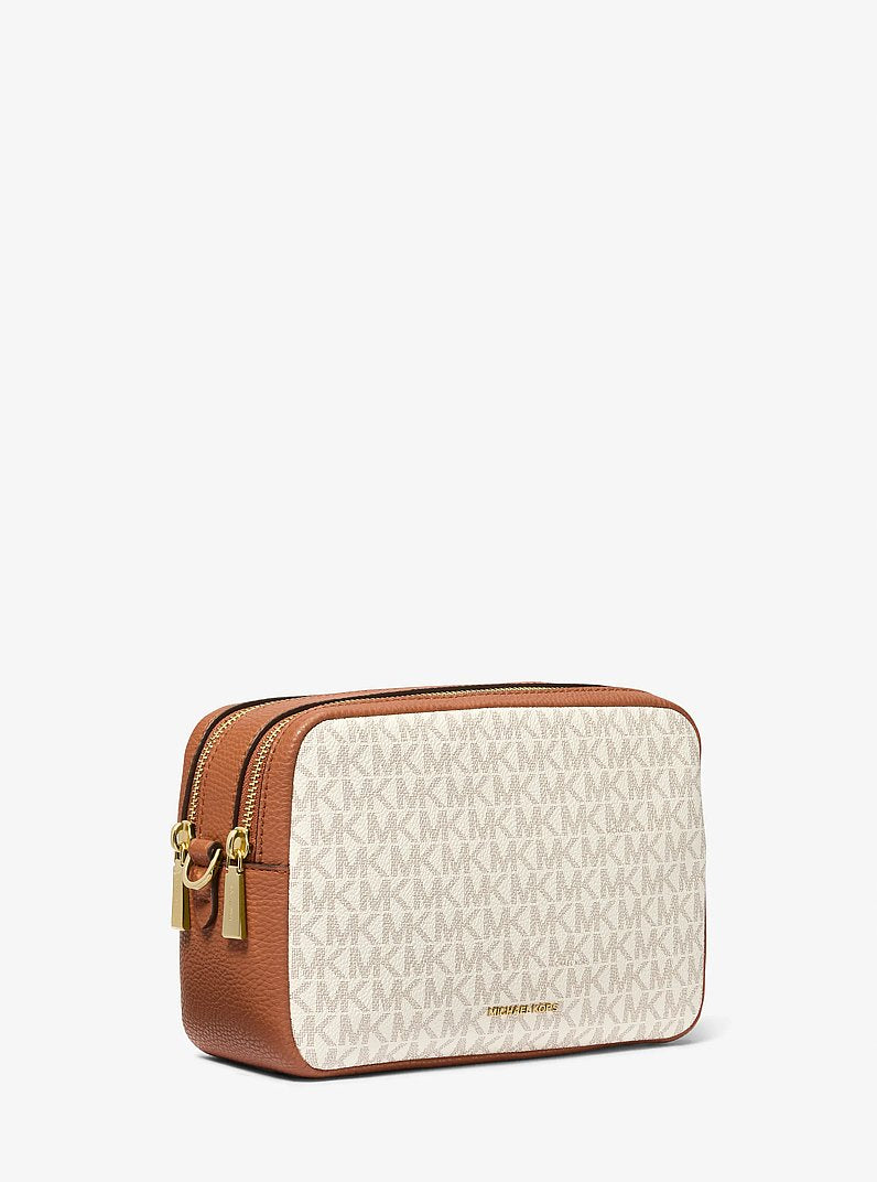 Michael Kors Bryant Md Dblzp Chn Camera Xbody Vanilla Acrn Bag