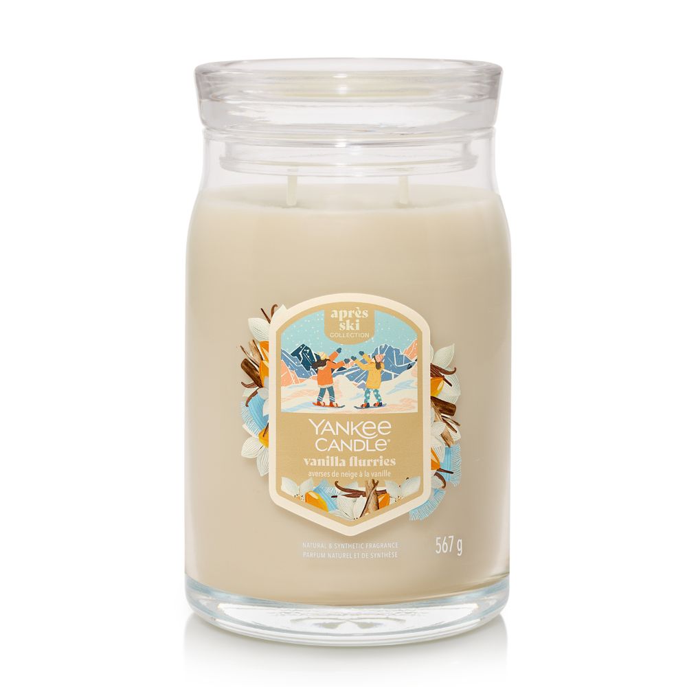 Yankee Candle Vanilla Flurries Signature Large Scented Candle