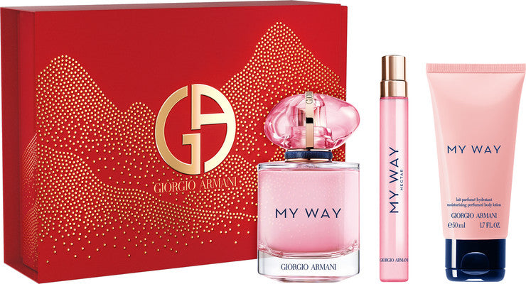 Giorgio Armani My Way Nectar EDP 90ml / 50ml / 10ml Perfume Set