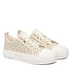 Michael Kors Evy Lace Up Vanilla Sneaker