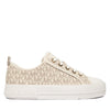 Michael Kors Evy Lace Up Vanilla Sneaker
