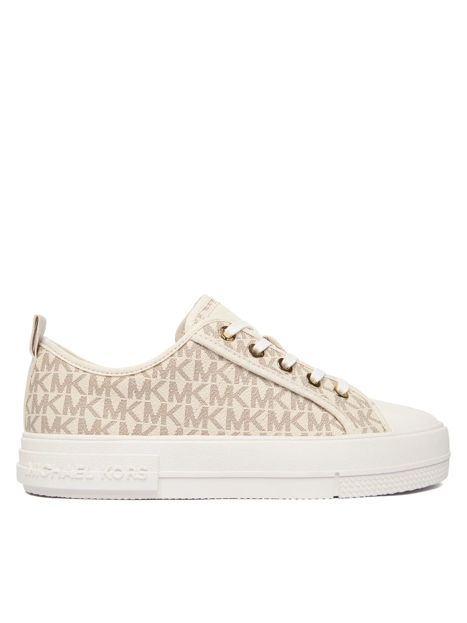 Michael Kors Evy Lace Up Vanilla Sneaker
