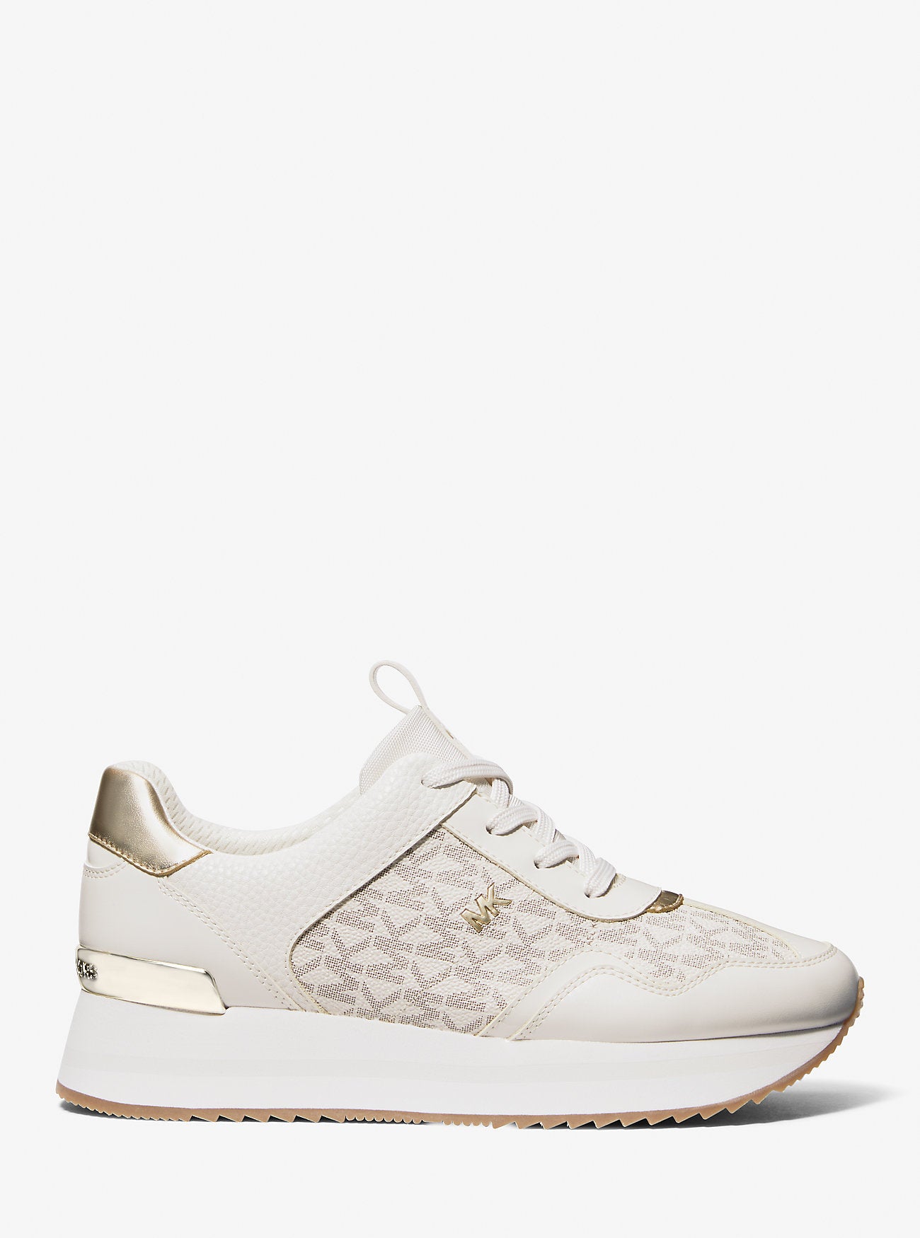 حذاء سنيكر مايكل كورس Raina Signature Logo Platform Trainer