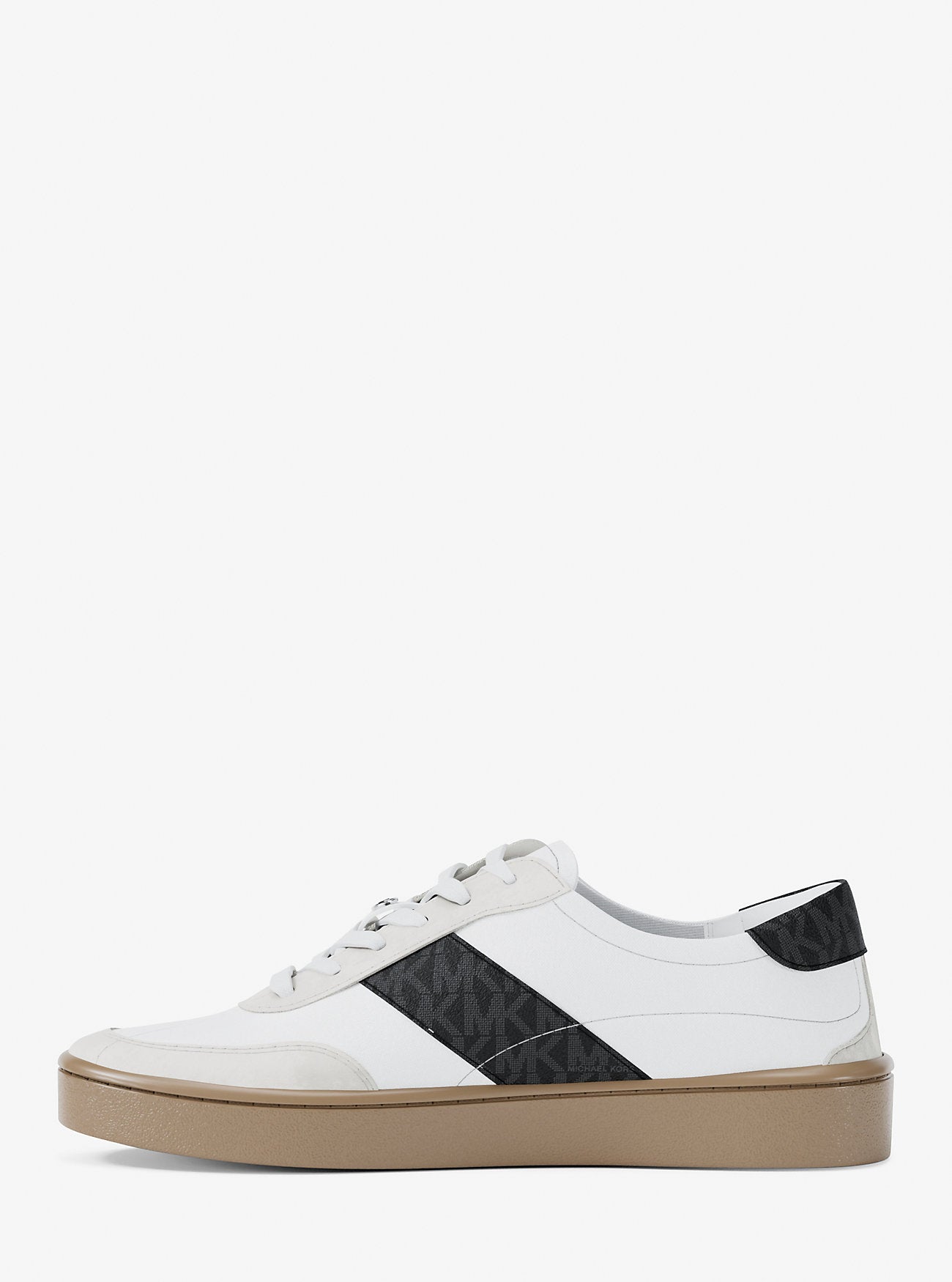 Michael Kors Kaycee Signature Logo Stripe In Rosewood Sneaker