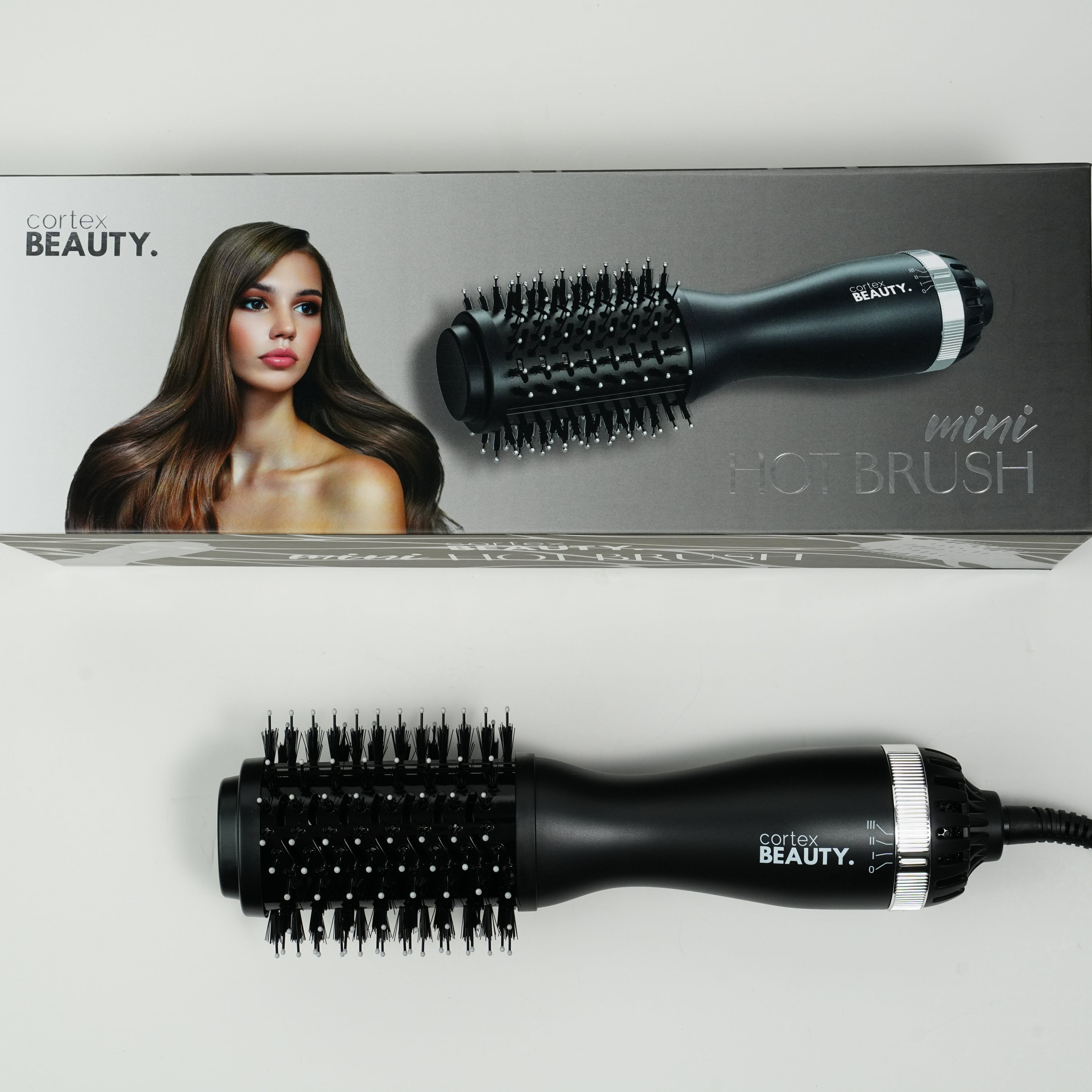 Cortex Mini Hot Brush Black / Silver