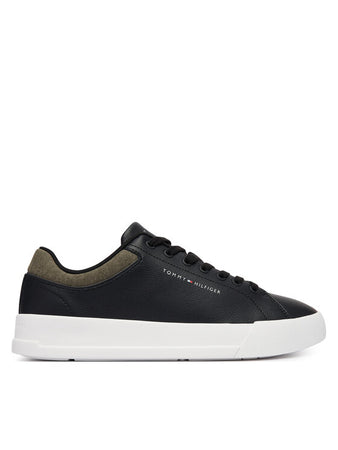 Tommy Hilfiger Court Core Lth Mix Collar Sneaker