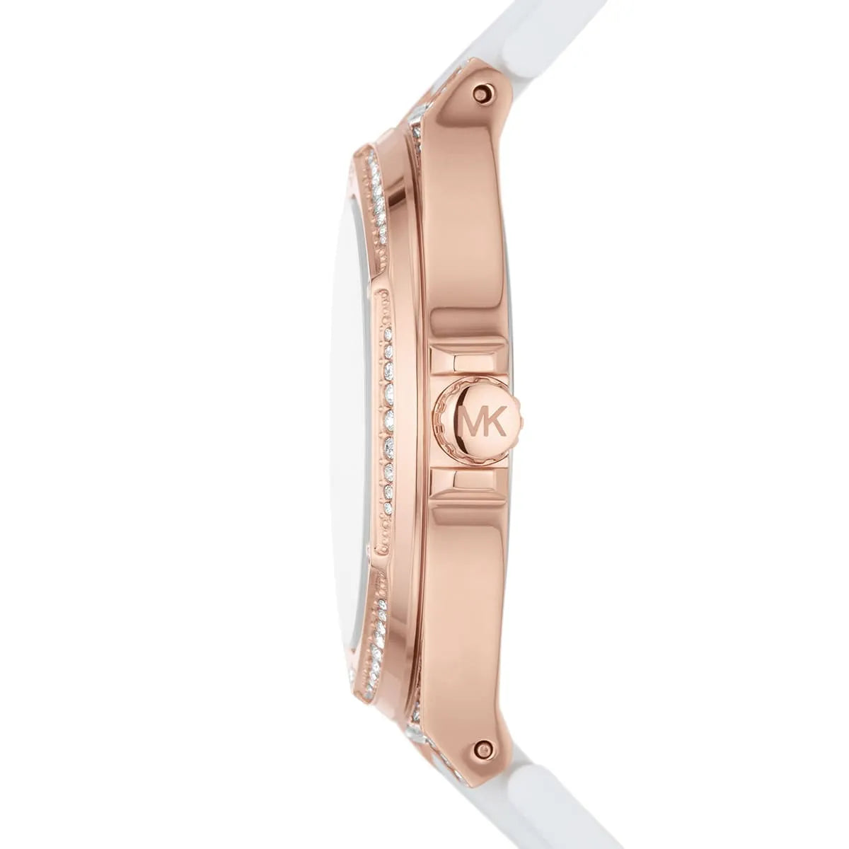 Michael Kors Lennox Pavé Rose Gold-Tone Watch