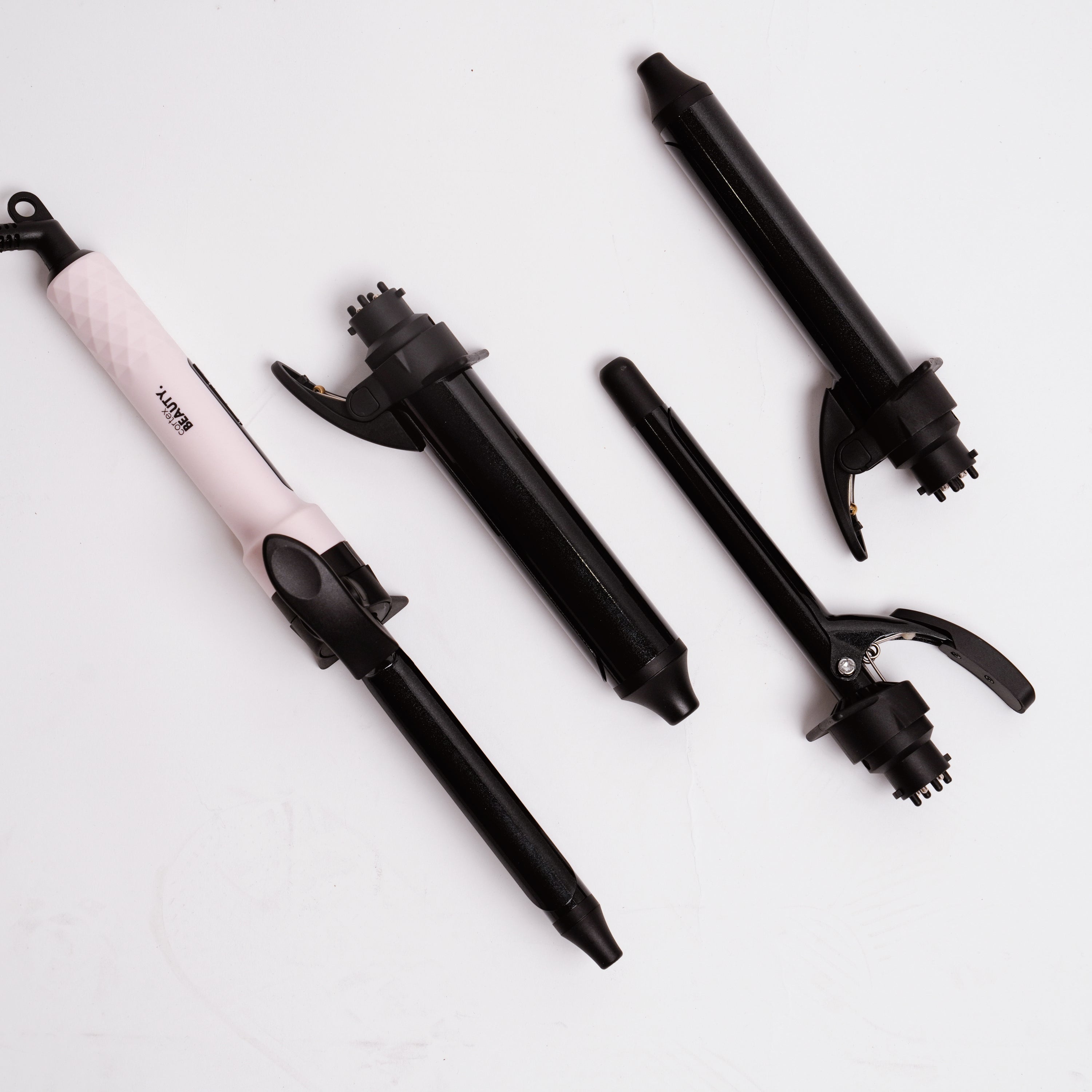 Cortex 4In1 Ceramic Pink Curling Set