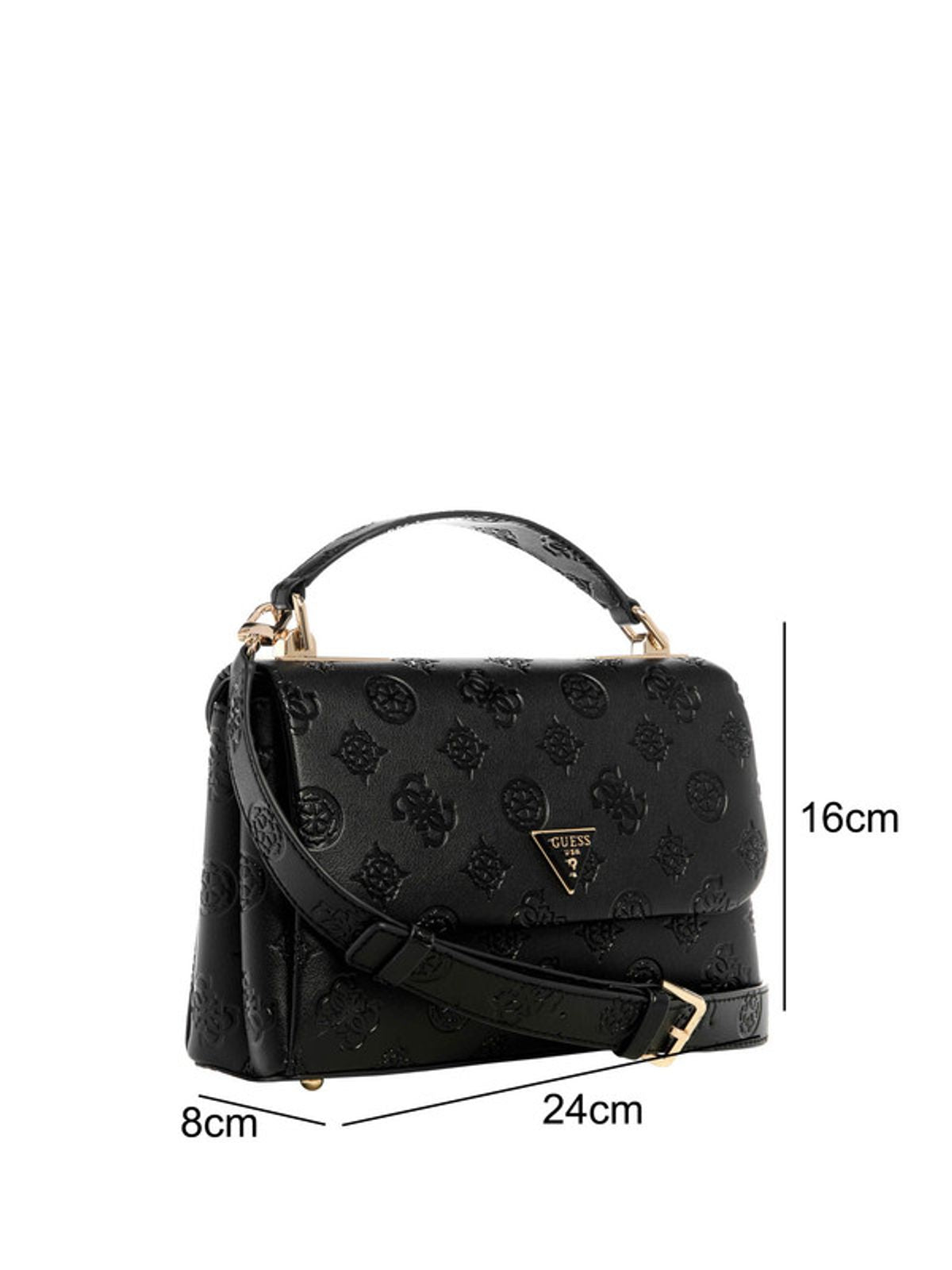 Guess Tisha Top Handle Flap Bag