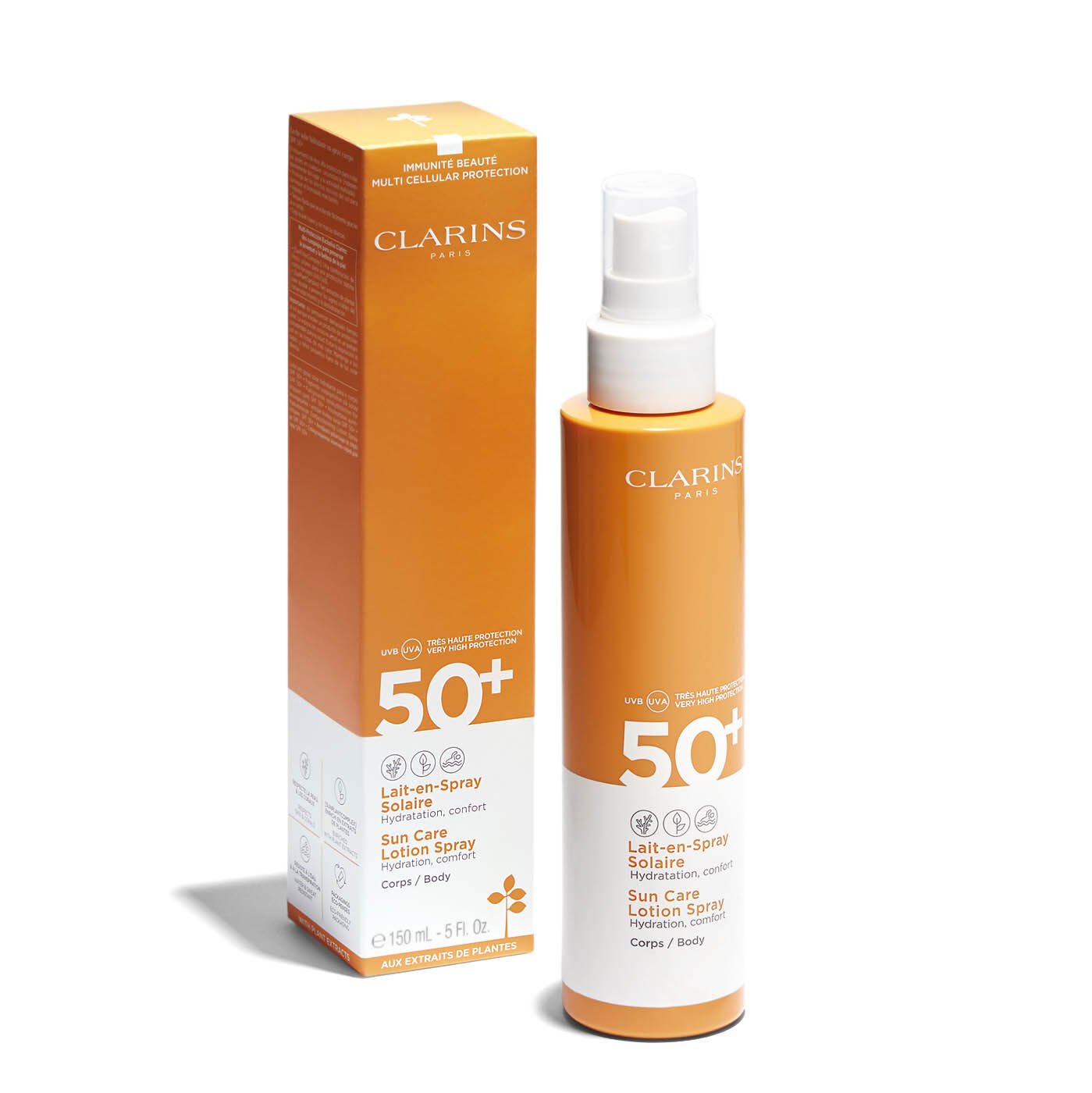 Clarins Sun Care Body Lotion-in-Spray UVA/UVB 50+ 150ml