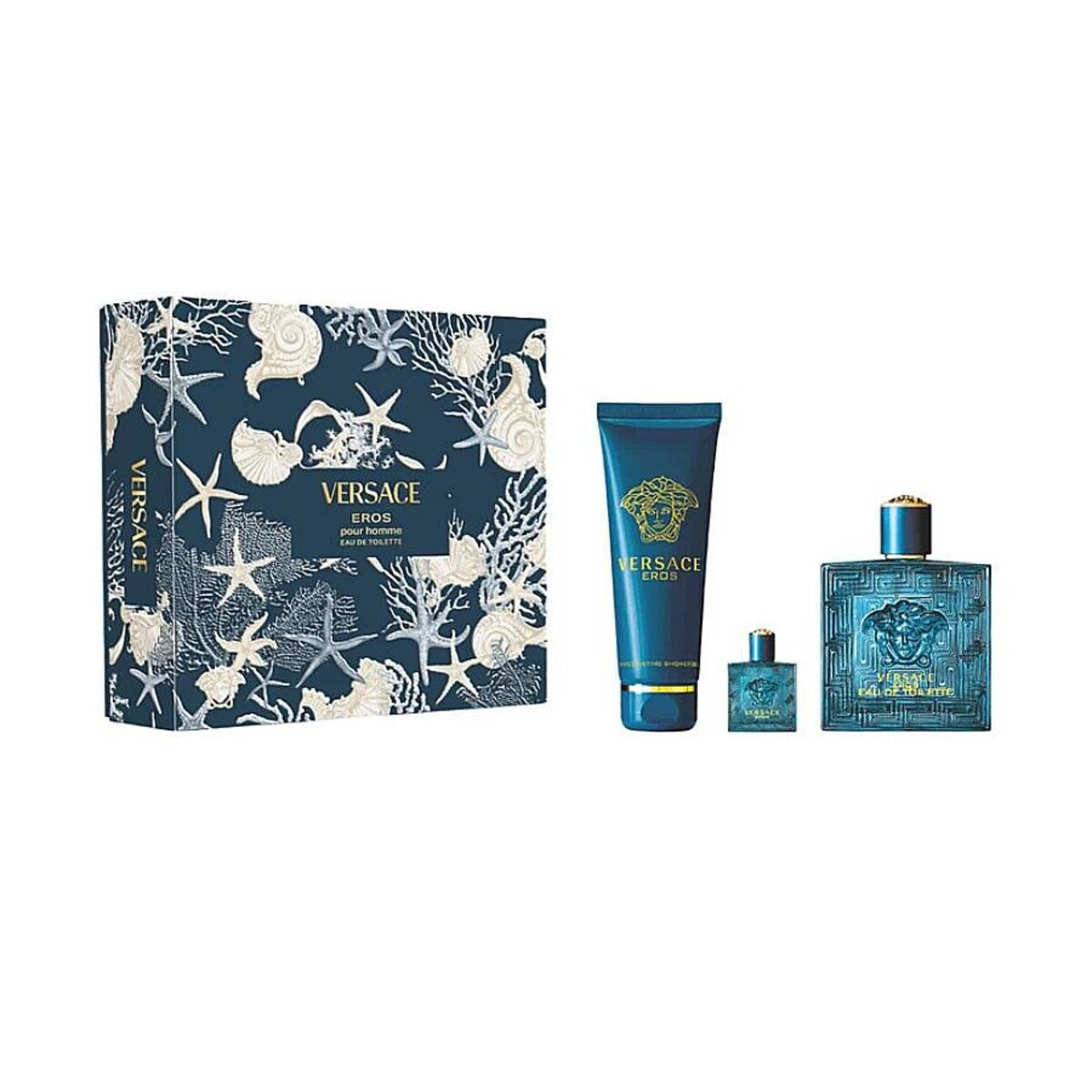 Versace Eros EDT 100+ 150ml + 5mlml Perfume and Shower Gel set