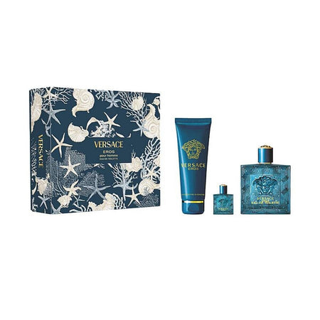 Perfume and Shower Gel set ורסצ'ה Eros EDT ‏100+ 150ml + 5ml מ״ל