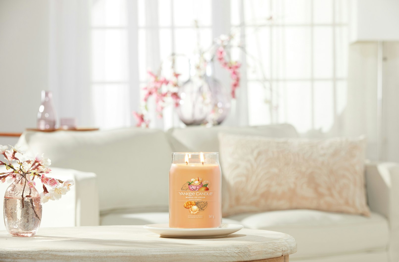 Yankee Candle Mango Ice Cream Signature Large Scented Candle